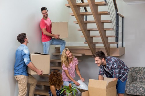 Packing and loading items into a removal van in Park Royal