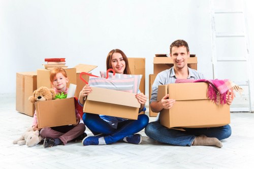 Commercial moving team planning a relocation in Park Royal