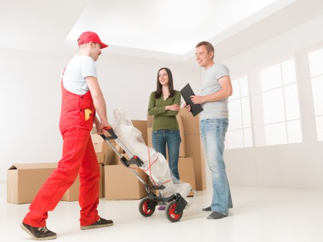 Park Royal moving van helping with access, parking, and unloading challenges