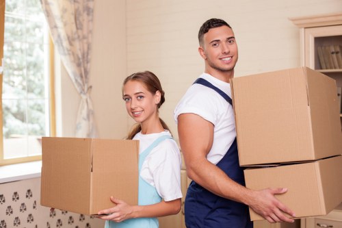 Local moving team handling apartment access in Park Royal