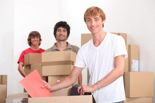 Packing office furniture and equipment for relocation